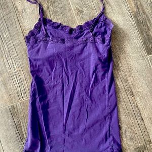 Aeropostal lace edges tank top size m